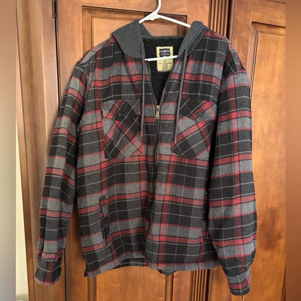 Visive Lined Men's Sherpa Jacket, NWT